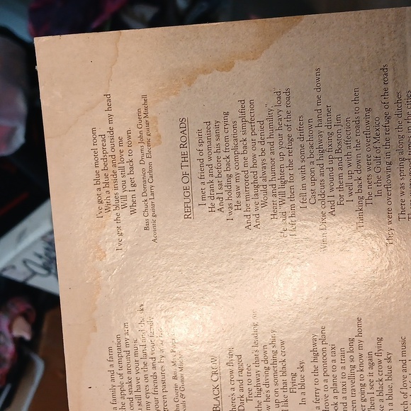 Joni Mitchell Vinyl Album HEJIRA - Picture 10 of 10